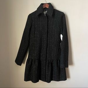 BB Dakota Drop Waist Dressy Coat- Medium
